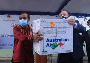 Pemerintah Australia serahkan 300.000 dosis vaksin AstraZeneca ke TL