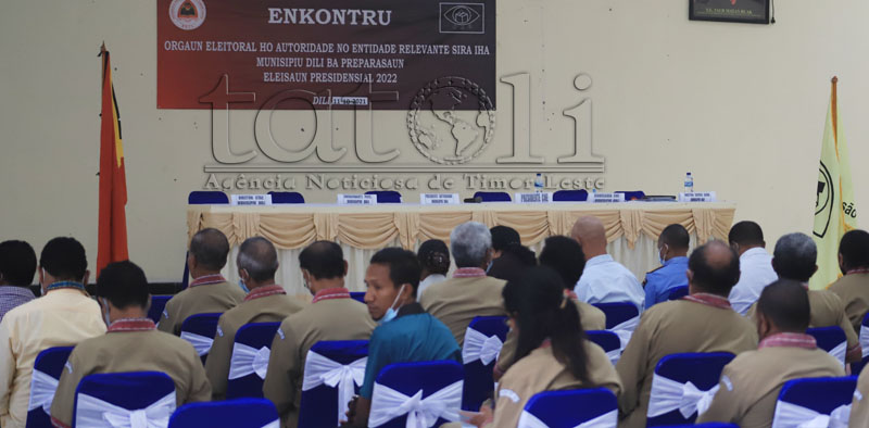 Persiapan Pilpres 2022, KPU-STAE gelar rapat dengan otoritas kotamadya Dili