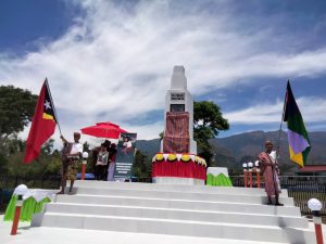 Keluarga korban pembantaian Santa Cruz resmikan monumen Eulalia de Araujo