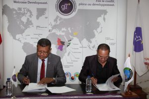 g7+ dan UNPAZ resmikan kerjasama dalam penelitian akademik