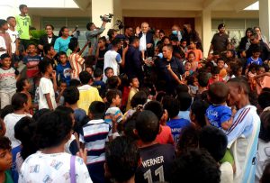 Peringatan Hari Hak Anak Sedunia, Presiden Horta rayakan dengan ratusan anak   