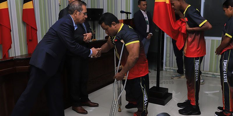 Partisipasi kompetisi ASEAN Para Games, Atlet Timor-Leste pamit ke PM Taur  