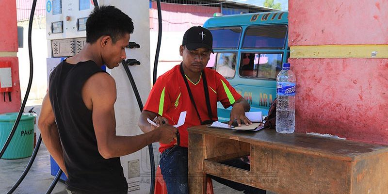 SPBU mulai terima voucher subsidi BBM dari angkutan umum