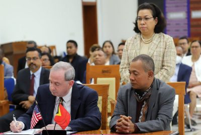 Pemerintah Timor-Leste dan AS tandatangani perjanjian kontrak Land and Property Swap