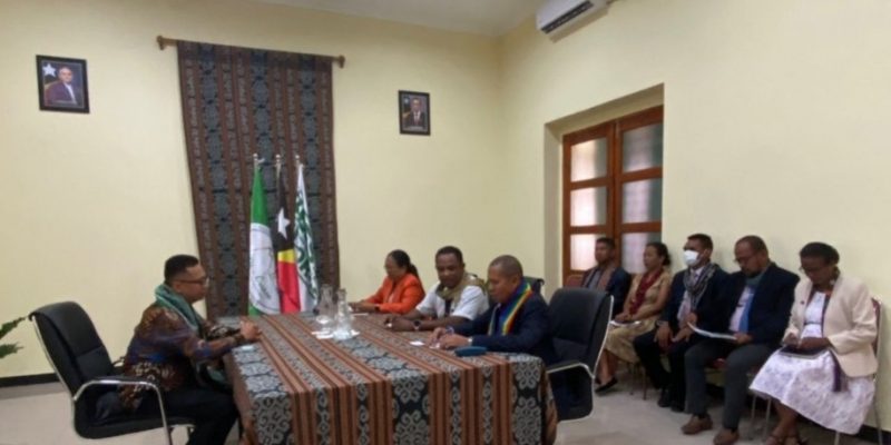 Tingkatkan kerjasama, Konselor Indonesia di Oe-cusse temui Ketua RAEOA