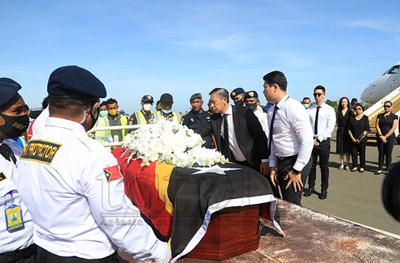 Jenazah Jape Kong Su tiba di Dili