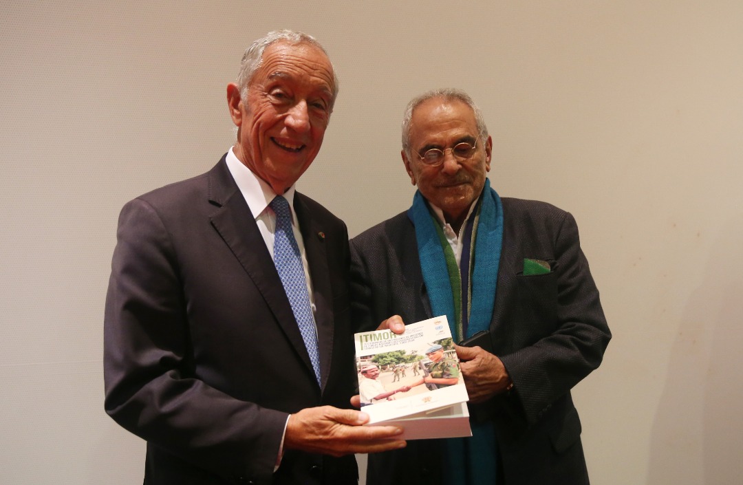 Presiden Horta dan Presiden Rebelo luncurkan buku tentang misi tentara Portugal di TL