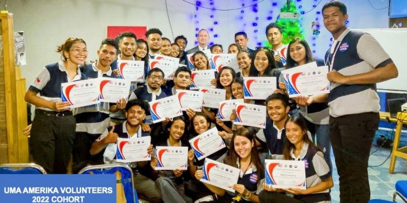 Kedubes AS apresiasi 29 sukarelawan di Uma Amerika UNTL