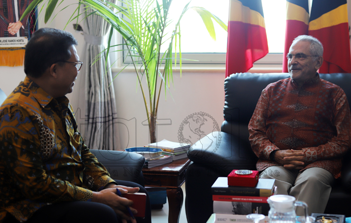 Dubes Okto dan Presiden Horta diskusikan aksesi TL ke ASEAN