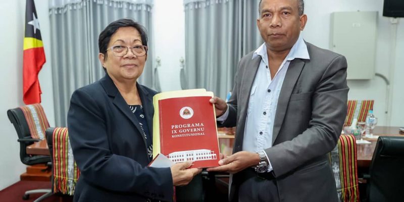 Pemerintah serahkan dokumen program Pemerintahan Konstitusional ke-IX ke PN