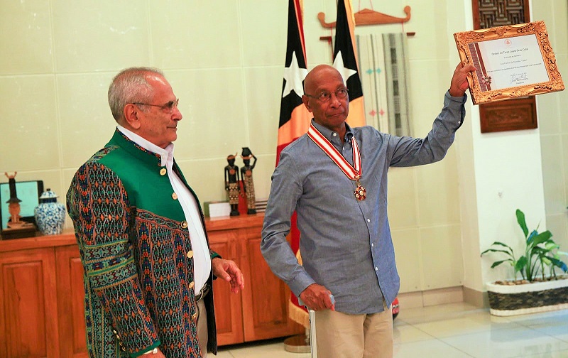 Presiden Horta anugerahi medali ‘Ordem de Timor-Leste’ pada Luis Cardoso