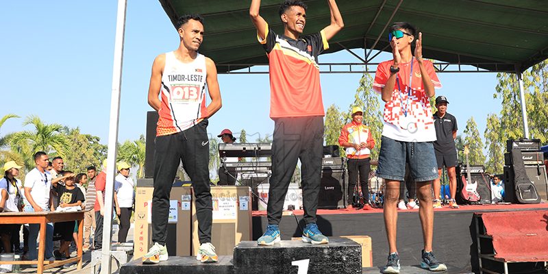 Felisberto de Deus tempati juara pertama ajang Dili Marathon 2023