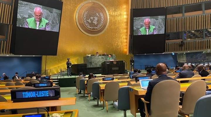 Presiden Horta sampaikan pidato dalam Sidang Umum Majelis PBB ke-78  