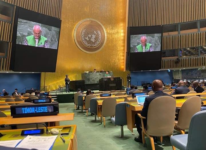 Presiden Horta sampaikan pidato dalam Sidang Umum Majelis PBB ke-78  