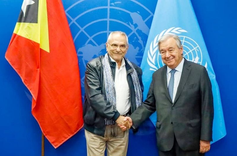Bertemu Sekjen PBB, Horta sampaikan komitmen kerjasama promosikan perdamaian