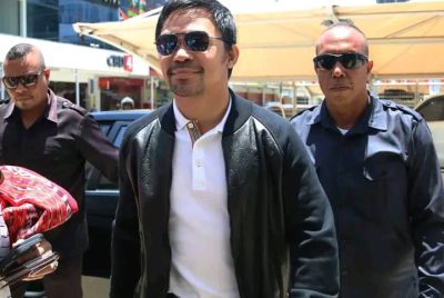 Petinju legendaris Manny Pacquiao tiba di Timor-Leste