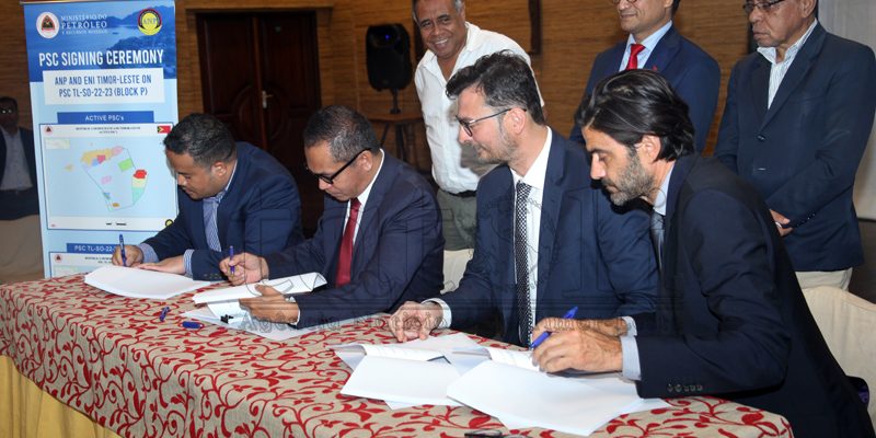 ANP dan ENI tandatangani perjanjian pembagian produksi di wilayah laut