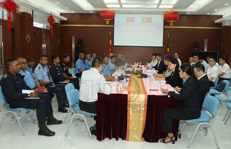 Kedubes China-PNTL bahas masalah keamanan di Timor-Leste