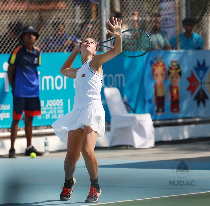 Atlet tenis lantai putri Portugal terus memimpin cabang tenis lantai pada Pertandingan CPLP