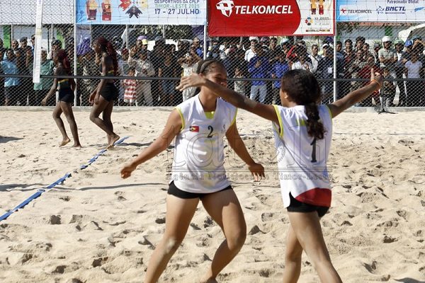 Tim Bola Voli Pantai Putri Timor-Leste menang atas Mozambik