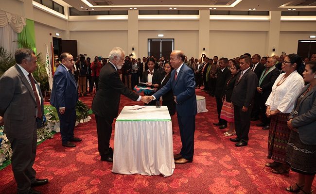 Pemerintah berhentikan Pemimpin dan anggota RAEOA