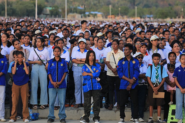 Masyarakat Timor-Leste antusias hadiri misa peringatan satu tahun kunjungan Paus Fransiskus