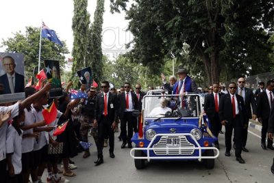 Lagi, Mini Moke milik Ramos-Horta bawa PM Australia sapa Warga Timor-Leste