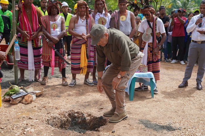 Ramos-Horta lakukan peletakkan batu pertama pembangunan Taman Memorial Nicolau Lobato