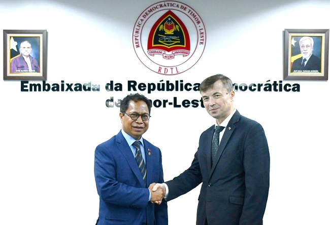 Dubes Rusia untuk RI-TL bertemu Dubes Roberto bahas kerjasama di berbagai bidang  