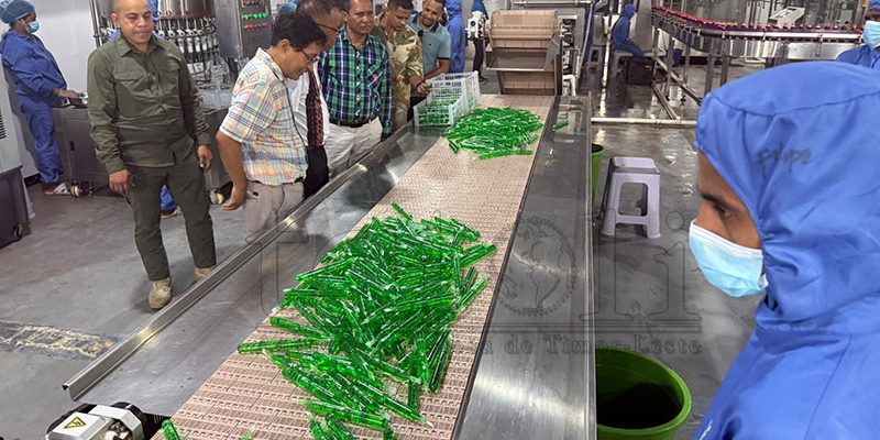 Nino Pereira tinjau produksi minuman perusahaan Suhurama   