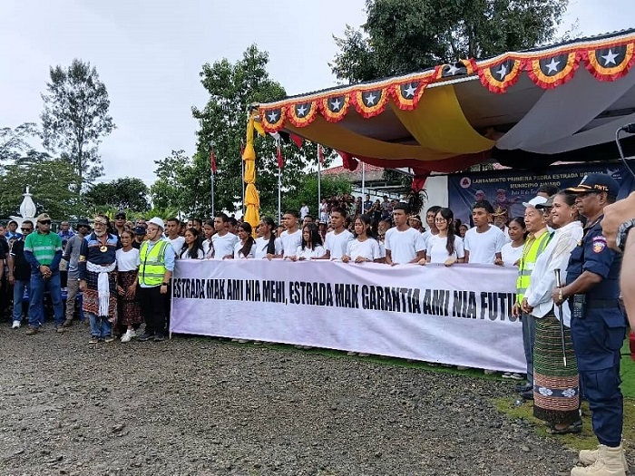 Pemerintah luncurkan proyek rehabilitasi jalan perkotaan Ainaru