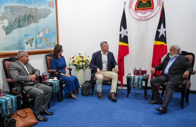 Finder Energy sampaikan pembaruan program pengeboran minyak di Laut Timor pada Xanana   