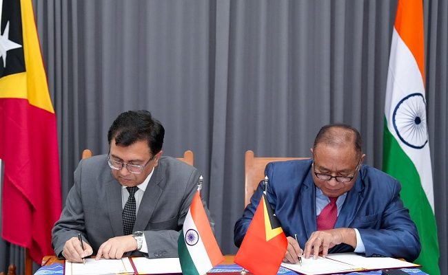 Timor-Lesta dan India tandatangani kesepakatan bentuk Mekanisme Konsultasi Bilateral