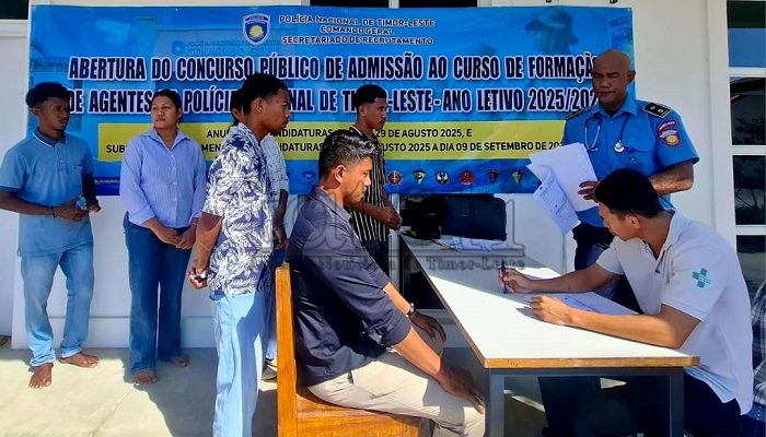 Pemerintah setujui tes ulang rekrumen calon anggota PNTL baru