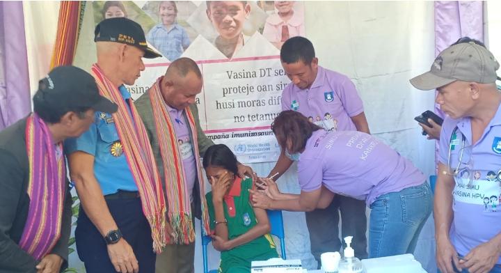 Program Vaksin HPV : 6.252 anak perempuan Timor-Leste telah divaksin