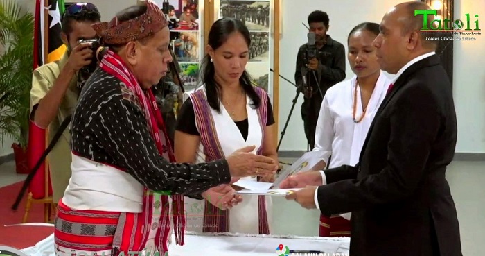 Menteri Tomas Cabral lantik Ketua RAEOA bersama 24 pejabat struktural di Oecusse