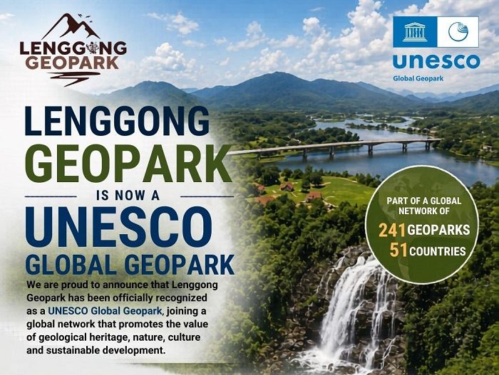 UNESCO resmi tetapkan 12 kawasan geopark baru, Malaysia jadi sorotan di Asia Tenggara