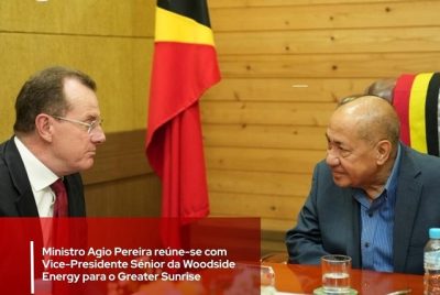 Agio Pereira dan Woodside Energy kembali bahas langkah lanjutan Greater Sunrise
