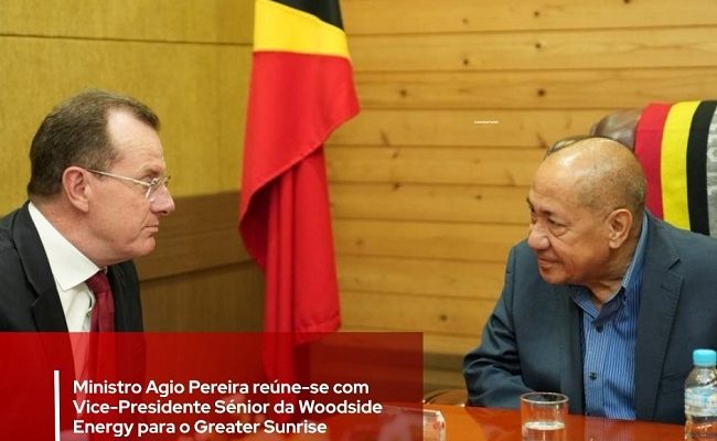 Agio Pereira dan Woodside Energy kembali bahas langkah lanjutan Greater Sunrise