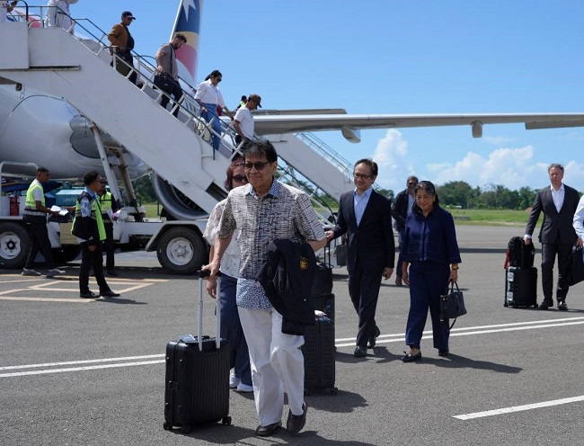 Hadiri HUT Restorasi Kemerdekaan, Dua Mantan Menlu Indonesia telah tiba di Timor-Leste
