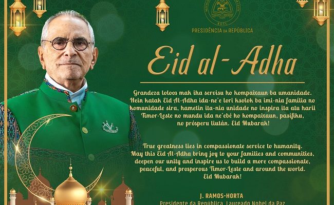 Idul Adha 2026, Ramos-Horta puji kontribusi komunitas Muslim bagi Timor-Leste   