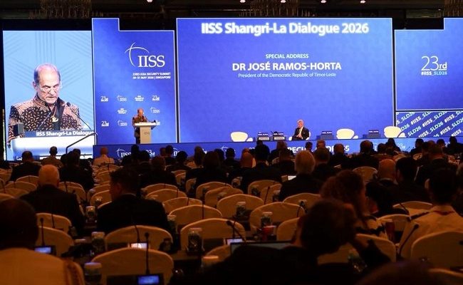 Dialog Shangri-La, Presiden Ramos-Horta sampaikan pidato serukan “Zona Damai”