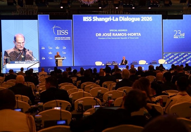 Dialog Shangri-La, Presiden Ramos-Horta sampaikan pidato serukan “Zona Damai”