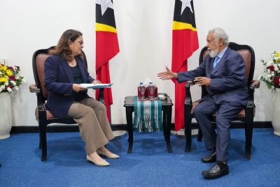 Dubes Australia Inês Almeida sampaikan perkembangan kerja pada PM Xanana
