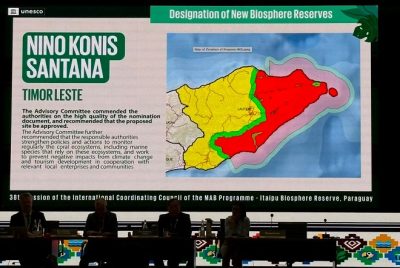 Taman Nasional Nino Konis Santana diakui UNESCO sebagai Cagar Biosfer   
