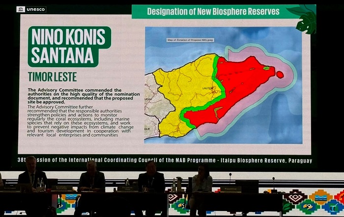 Taman Nasional Nino Konis Santana diakui UNESCO sebagai Cagar Biosfer   