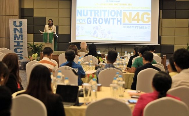 Timor-Leste matangkan dua peta jalan N4G menuju target nutrisi pertumbuhan hingga 2030
