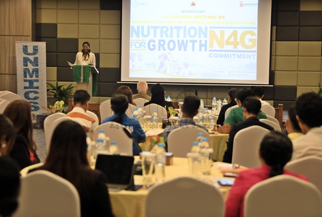 Timor-Leste matangkan dua peta jalan N4G menuju target nutrisi pertumbuhan hingga 2030