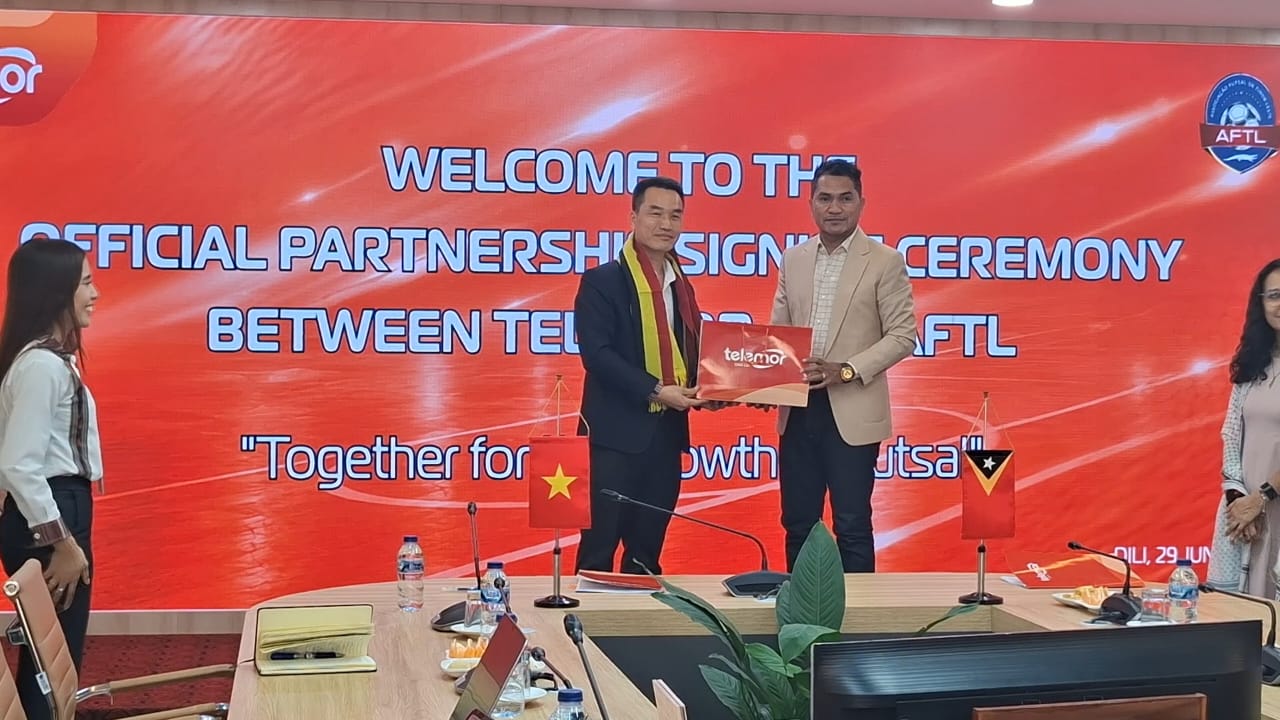 AFTL-TELEMOR tandatangani perjanjian hak siar Liga Futsal TL selama lima tahun