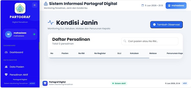 Transformasi digital kebidanan : Mahasiswa UNISA Yogyakarta kembangkan Partografi digital